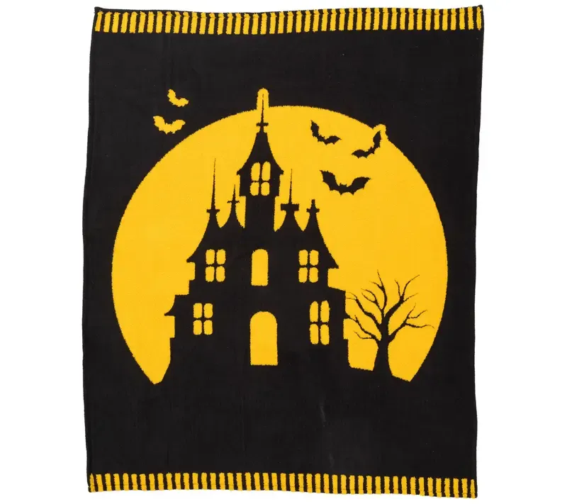 Halloween-themed blanket