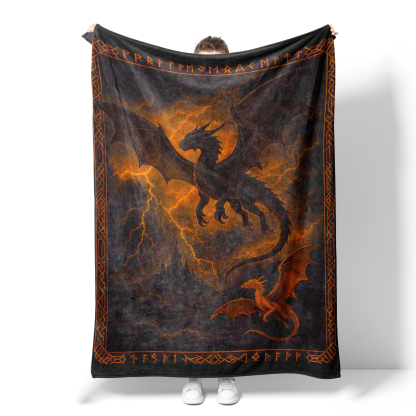 Fourth Wing Theme Blanket