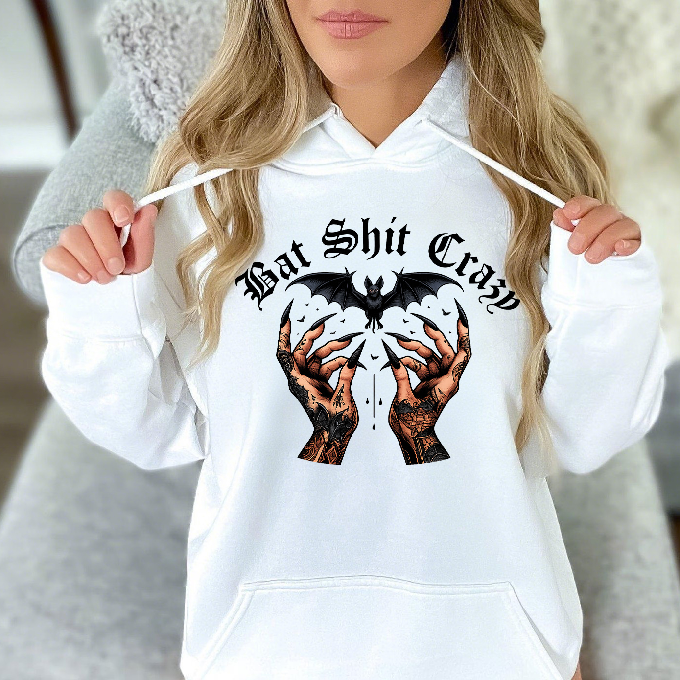 Black Bat Shit Crazy Sweatshirt