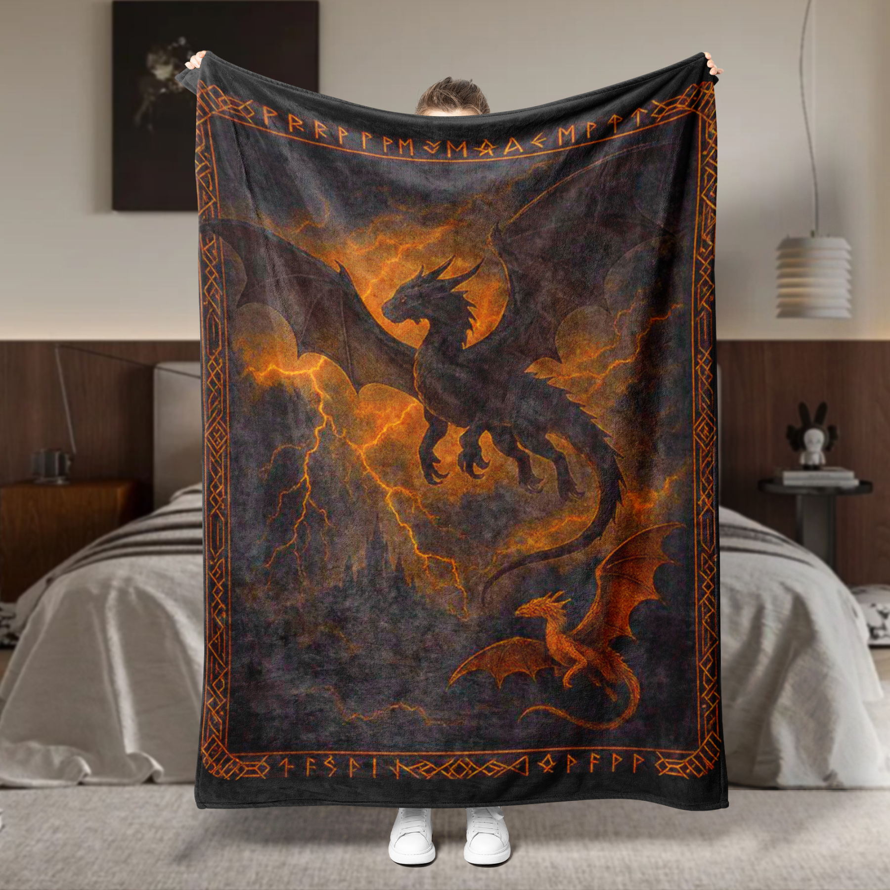 Fourth Wing Theme Blanket