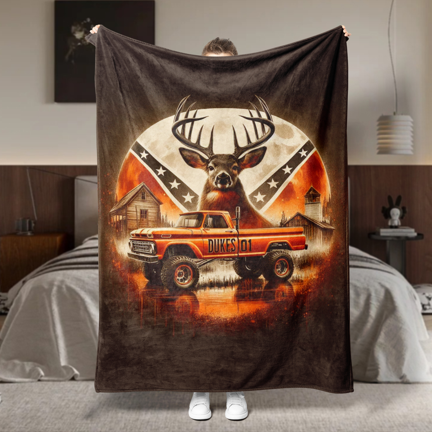 Stylish Printed Theme Blanket
