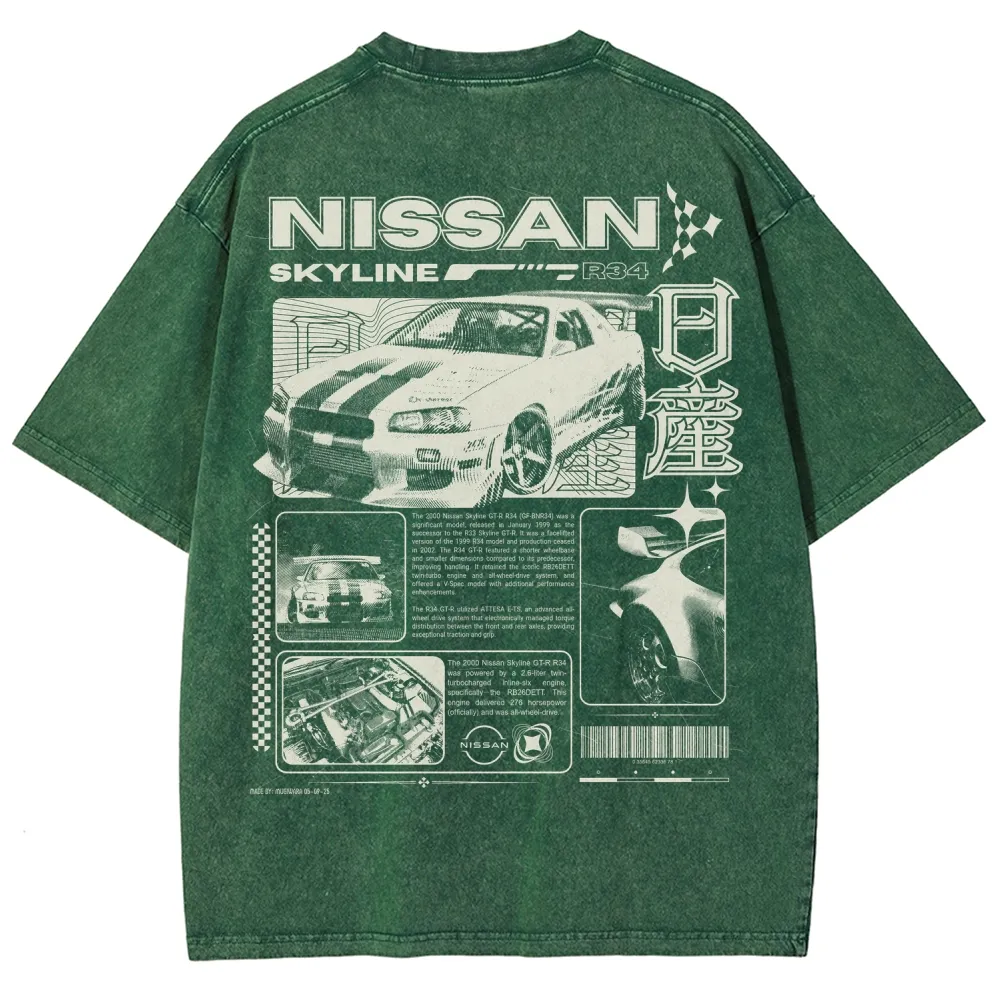 Vintage JDM Sports Car Graphic T-Shirt 