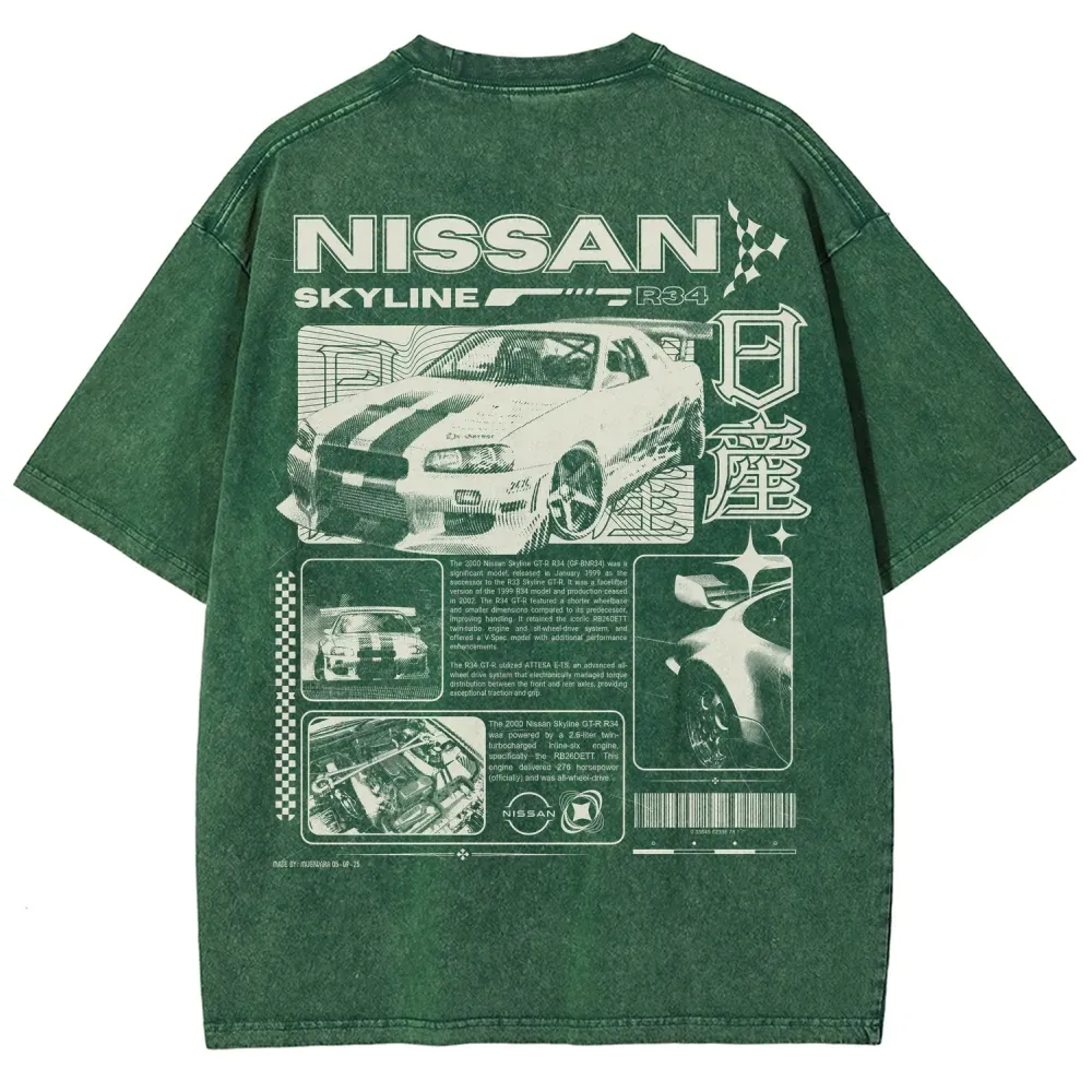 Vintage JDM Sports Car Graphic T-Shirt 