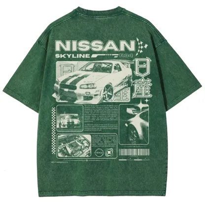 Vintage JDM Sports Car Graphic T-Shirt 
