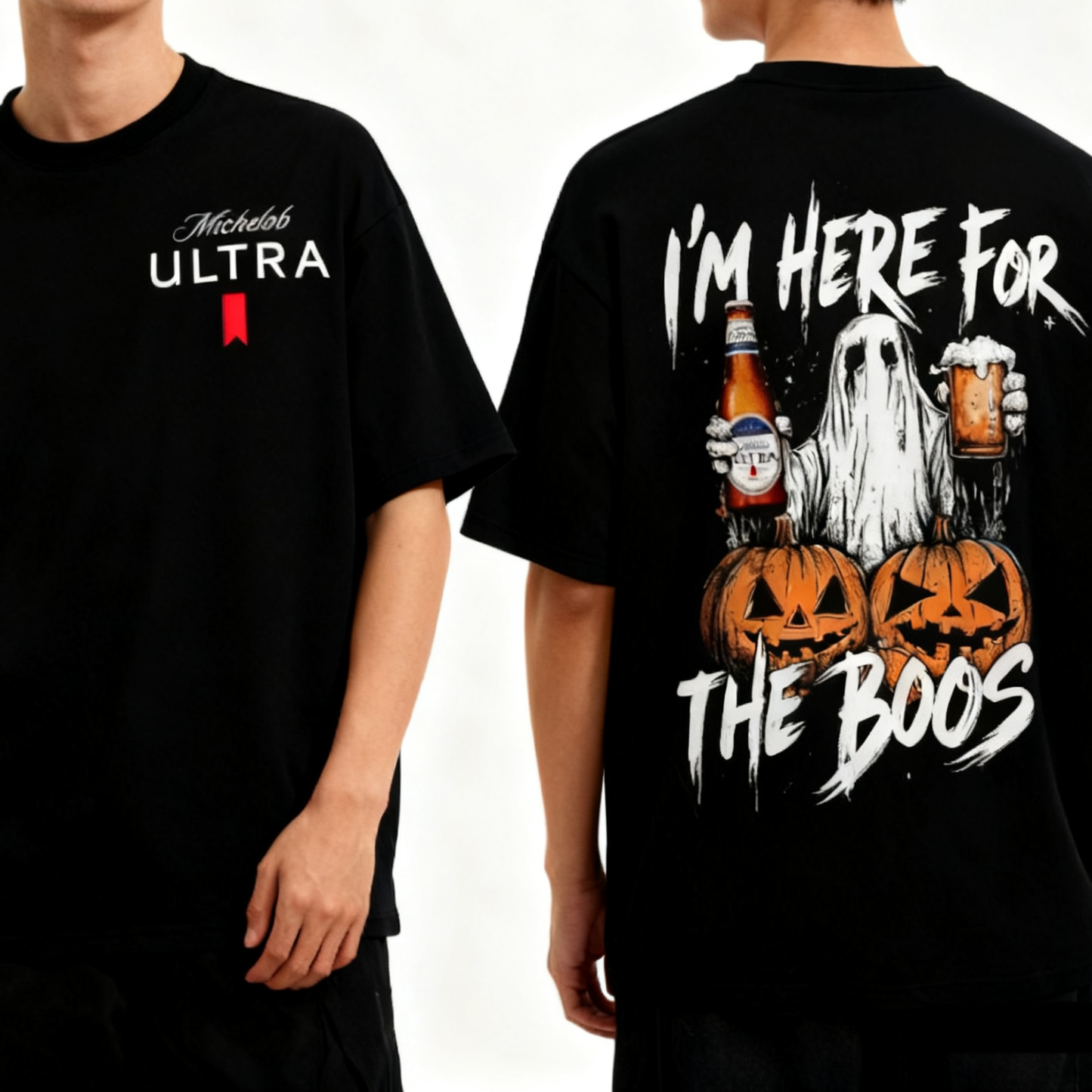 Michelob 'I'm Here For The Boos' Halloween T-Shirt