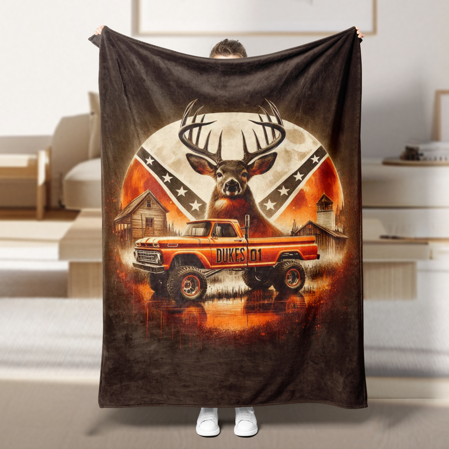Stylish Printed Theme Blanket
