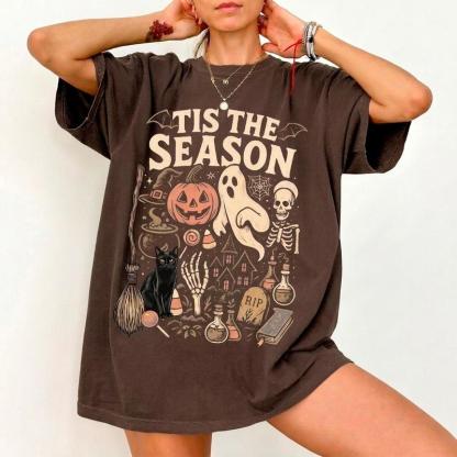 Tis The Season Halloween Comfort Colors Shirt
