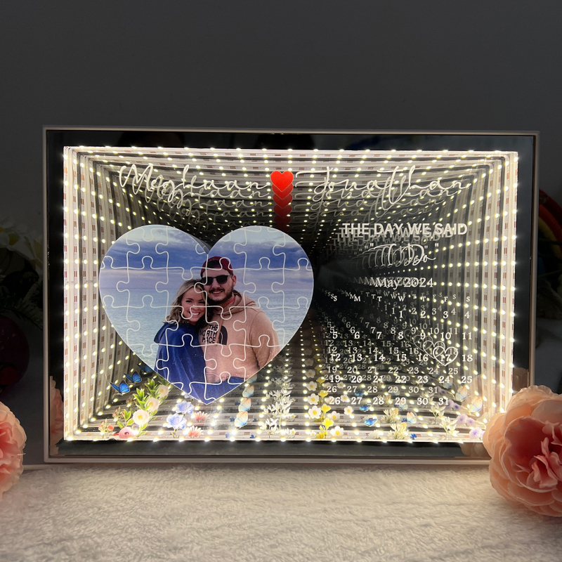 3D The Day I Found My Missing Piece Magic Mirror Personalized Gift Pro