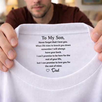 Custom Hidden Message T-Shirt – Gift for Son or Daughter 