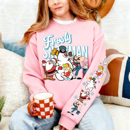 Vintage Frosty The Snowman Cartoon Movie Sweatshirt