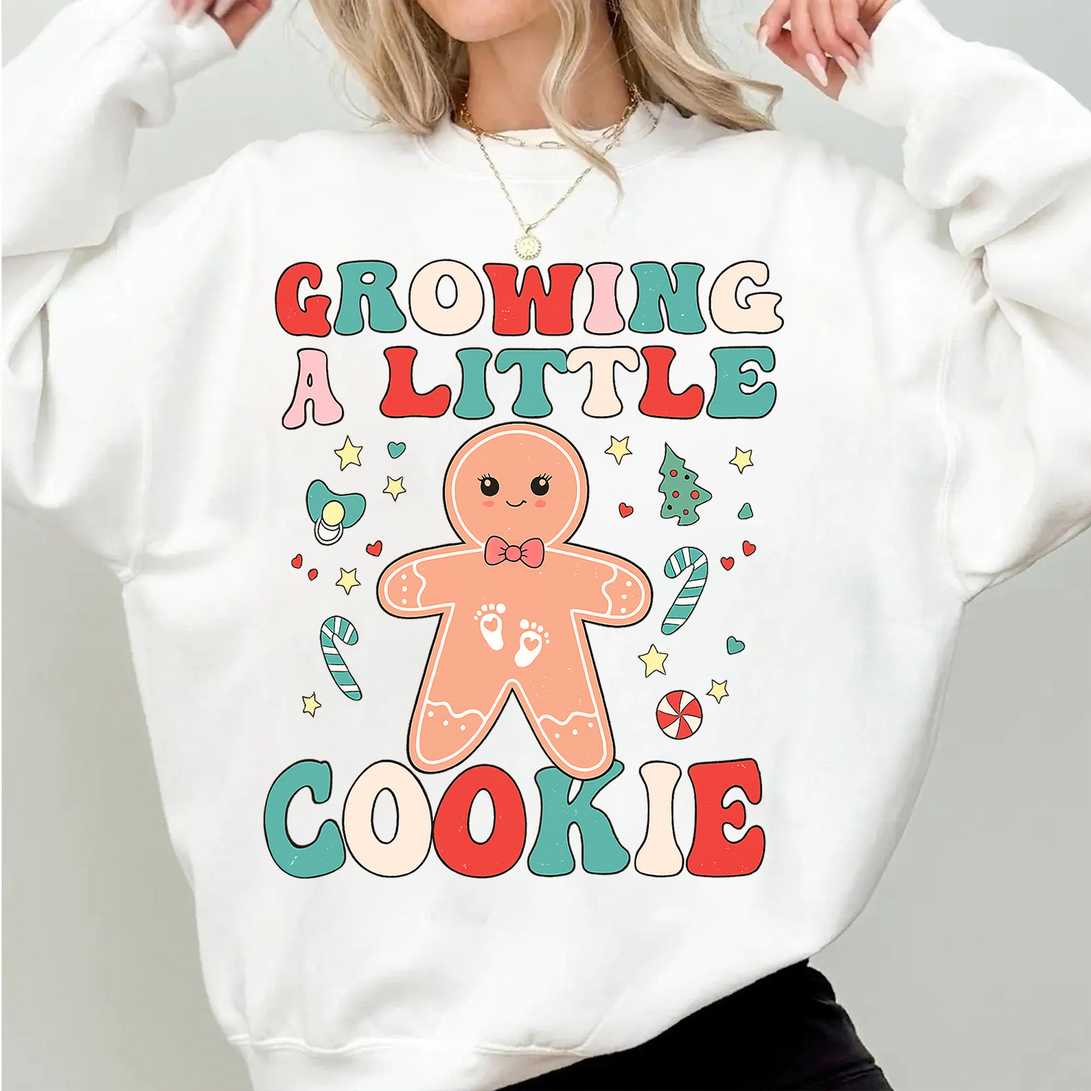 Growing A Little Cookie Christmas Sweatshirt