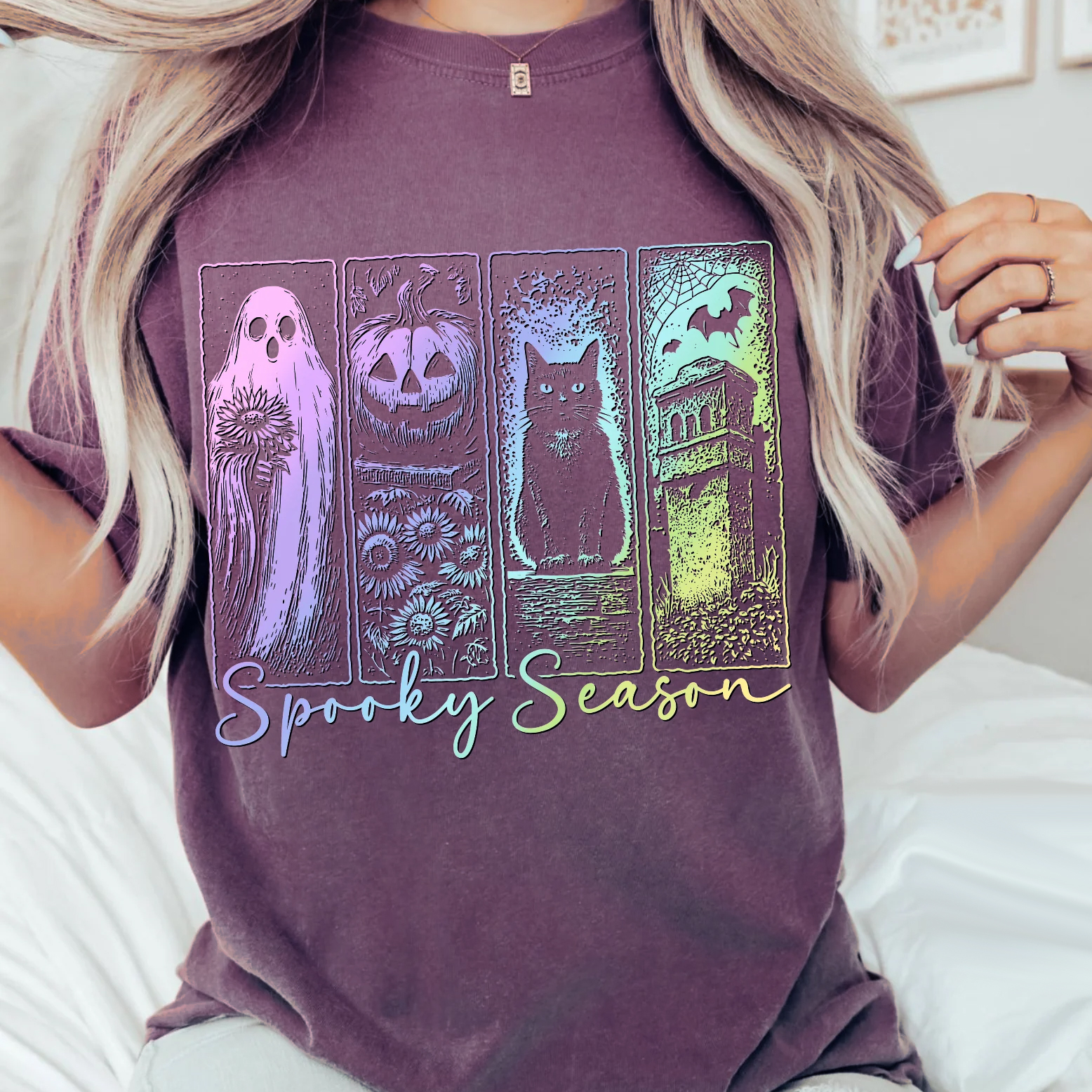 Vintage Halloween Spooky Season T-Shirt
