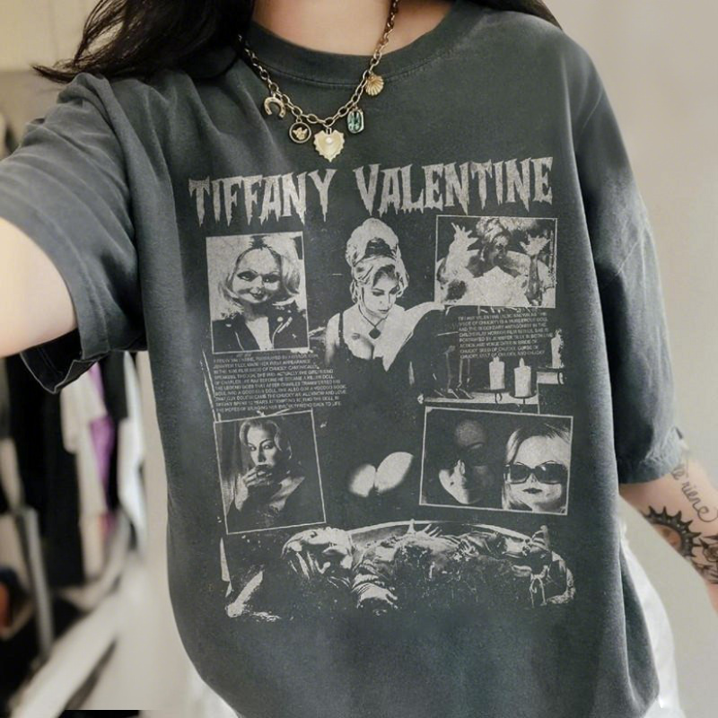 Tiffany Valentine Horror Character Halloween Sweatshirt