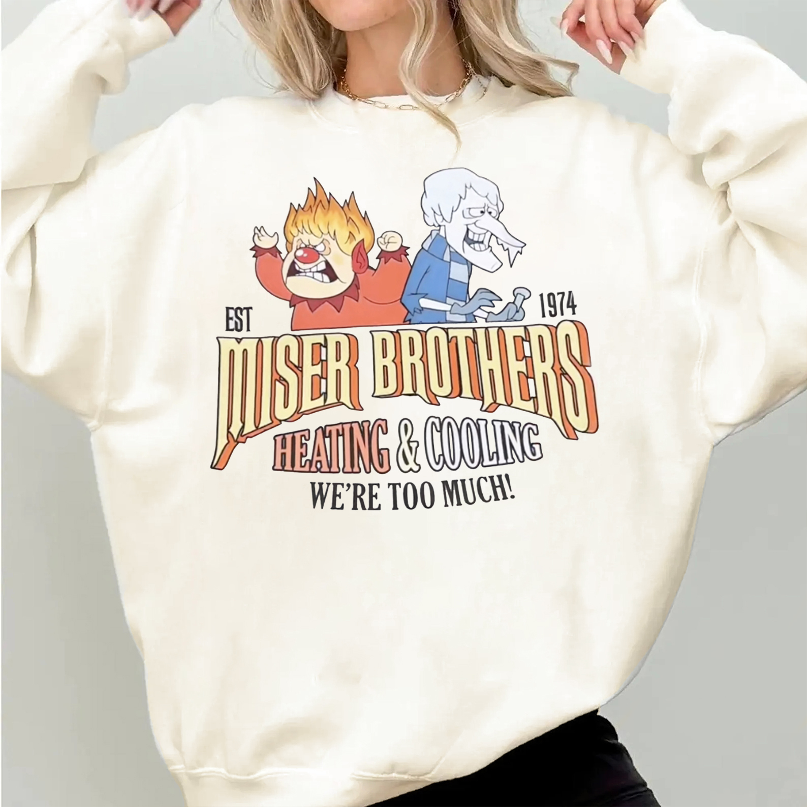 Miser Brothers Sweatshirt: Funny 'Year Without A Santa Claus' Shirt