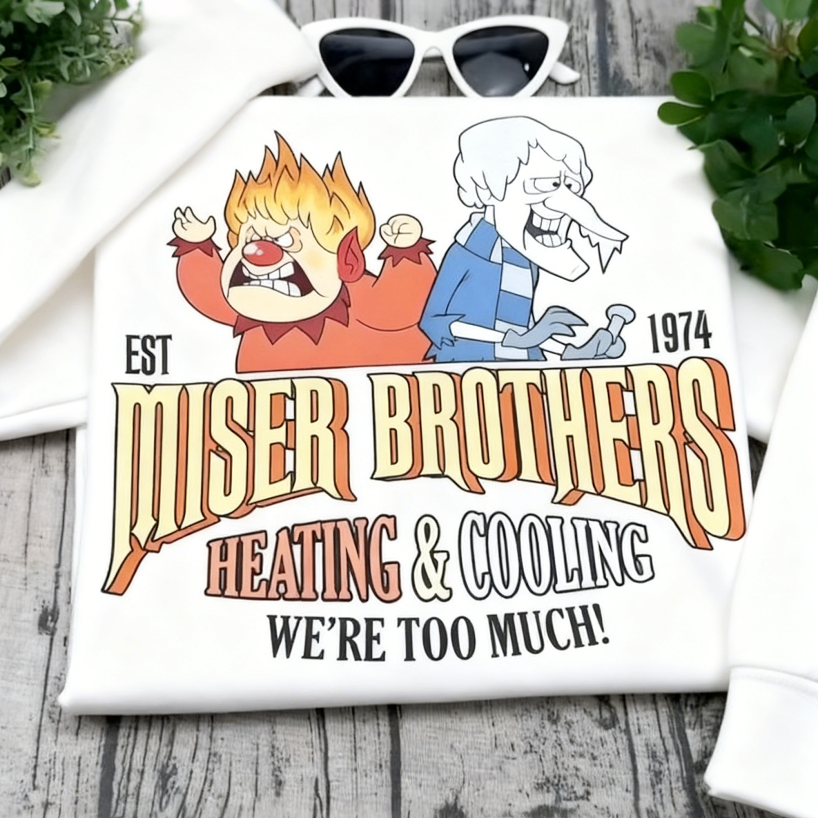 Miser Brothers Sweatshirt: Funny 'Year Without A Santa Claus' Shirt