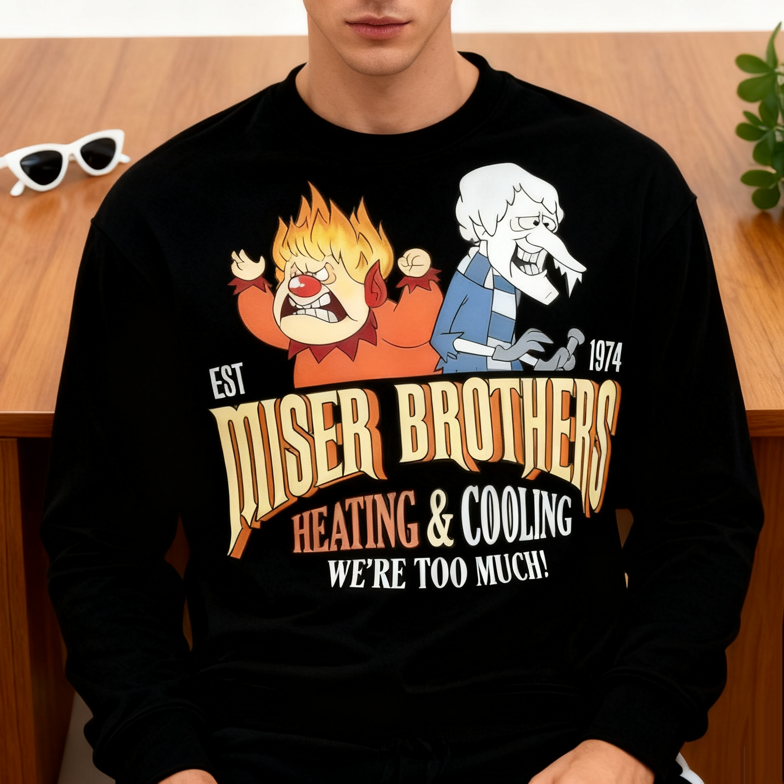 Miser Brothers Sweatshirt: Funny 'Year Without A Santa Claus' Shirt