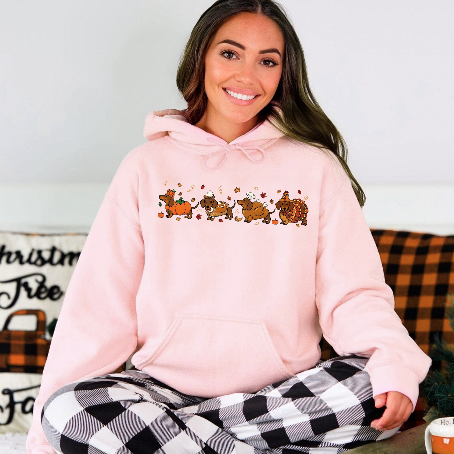 Thanksgiving Turkey Dachshund Sweatshirt