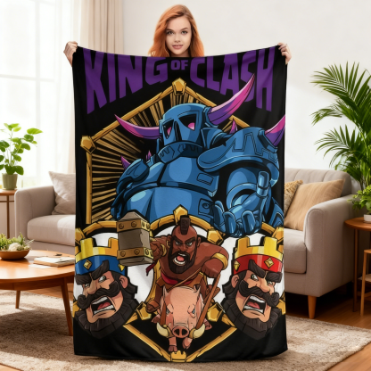 Clash Royale Game Blanket