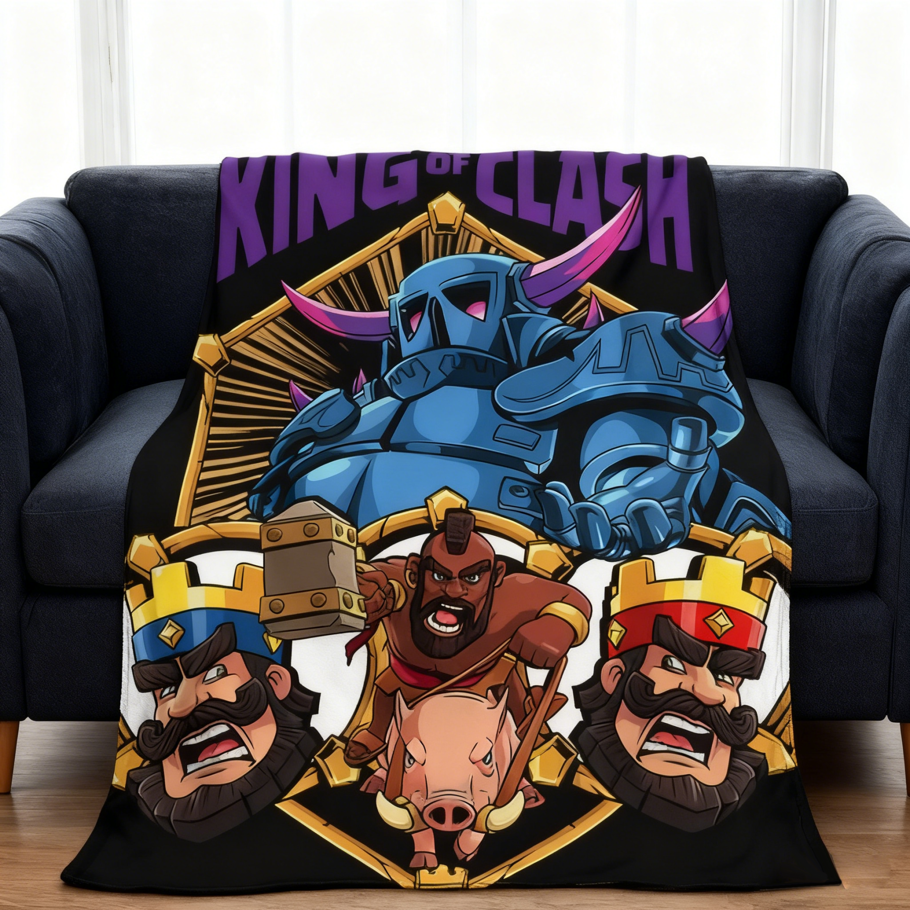 Clash Royale Game Blanket