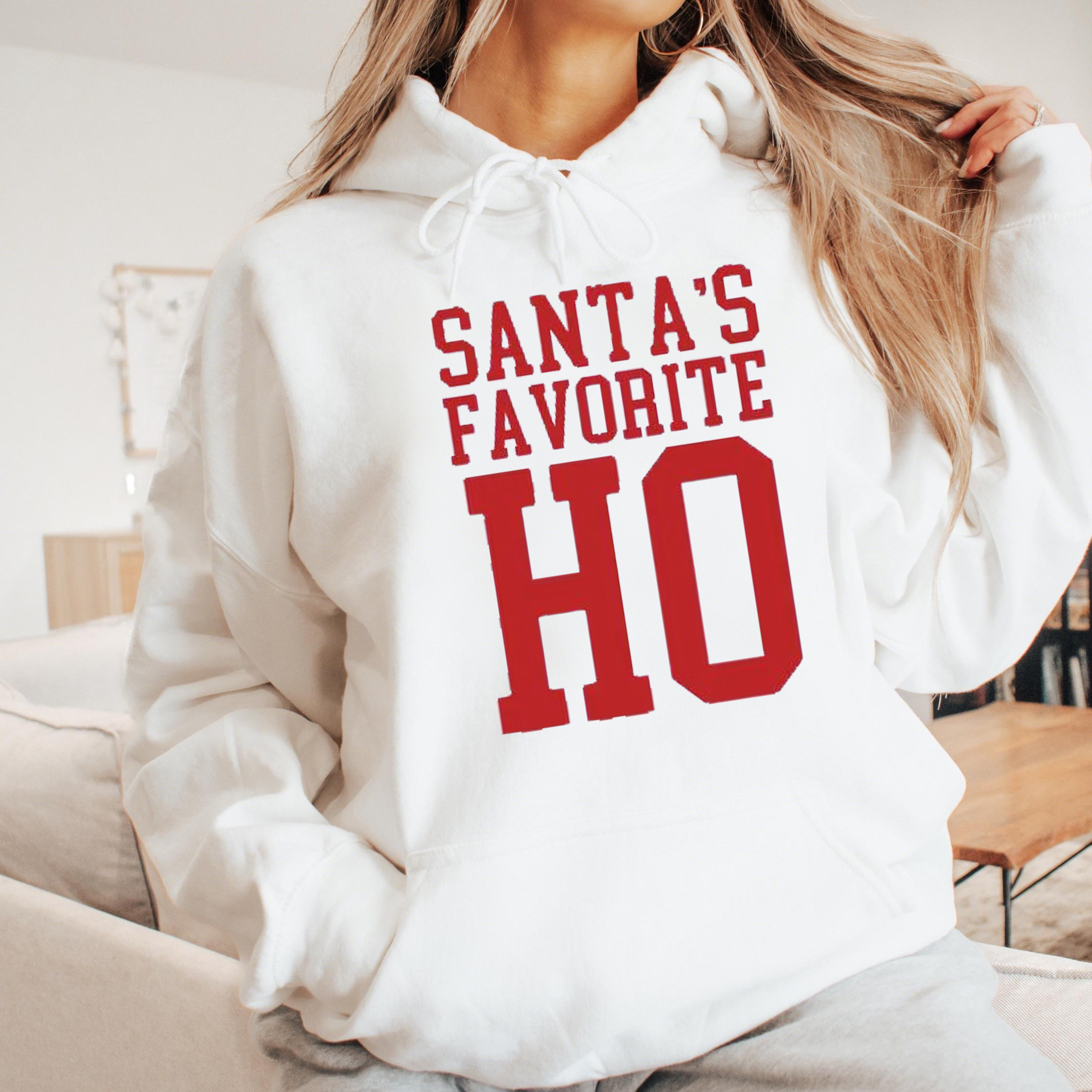 Santa's Favorite Ho Funny Christmas Sweatshirt