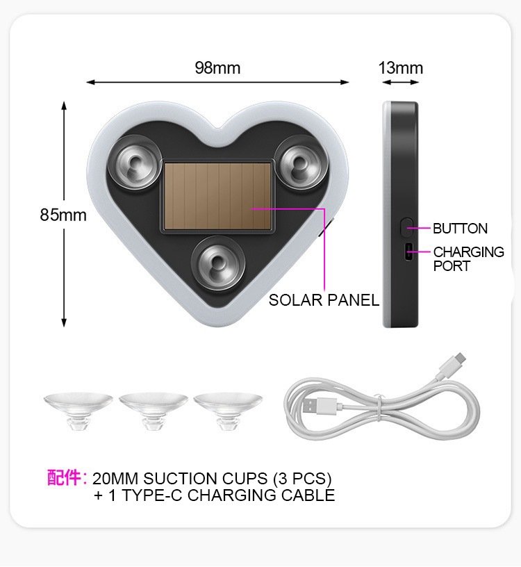 Love Heart Shape Neon LED Window Light 