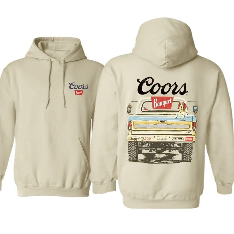 Coors Banquet Retro Truck Sweatshirt