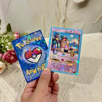 Personalized Pixel Art Themed Card