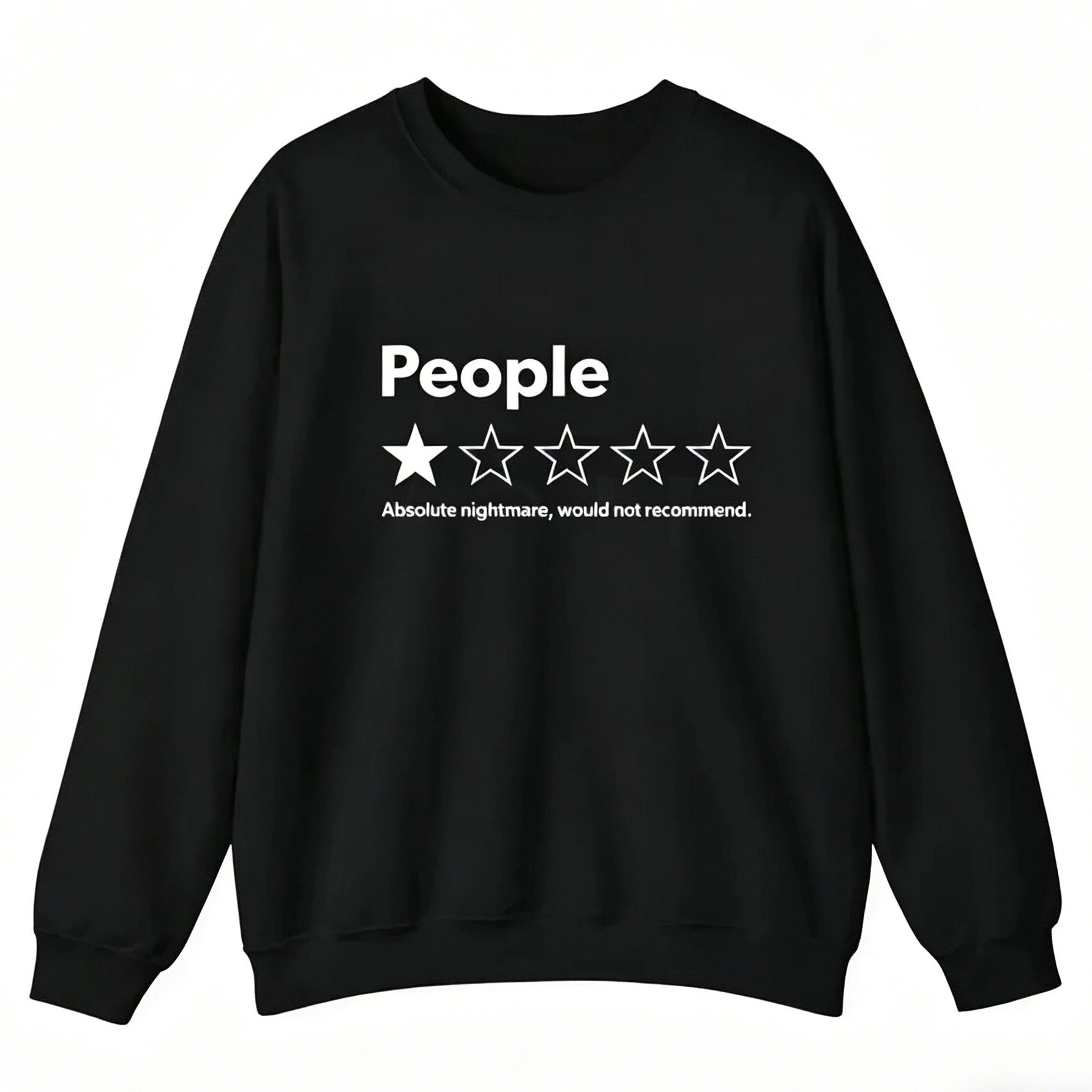 One-star rating T-shirt