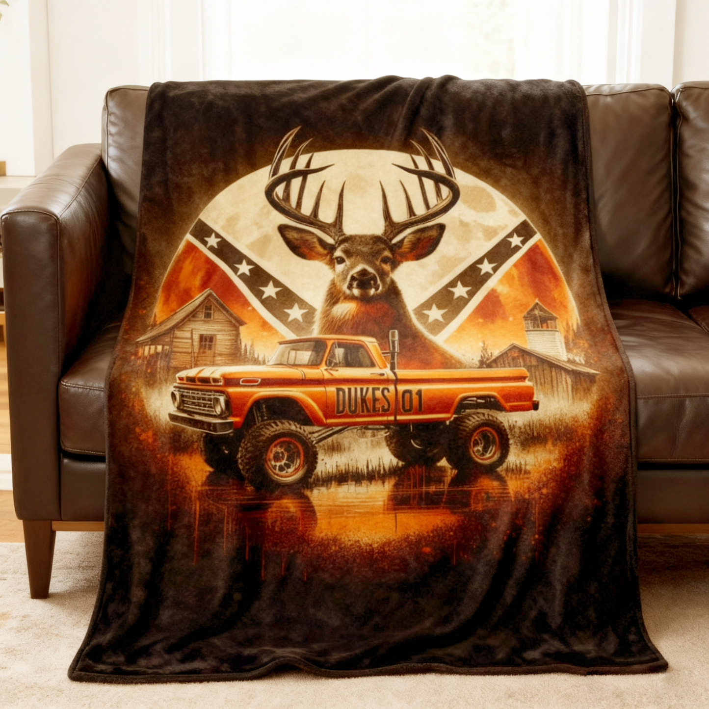 Stylish Printed Theme Blanket