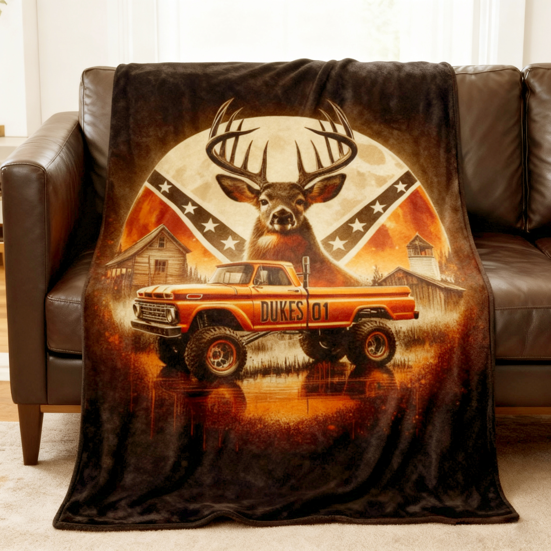 Stylish Printed Theme Blanket