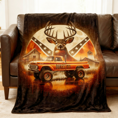 Stylish Printed Theme Blanket