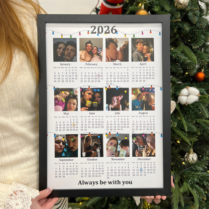 Custom 2026 Calendar with Photo Frame