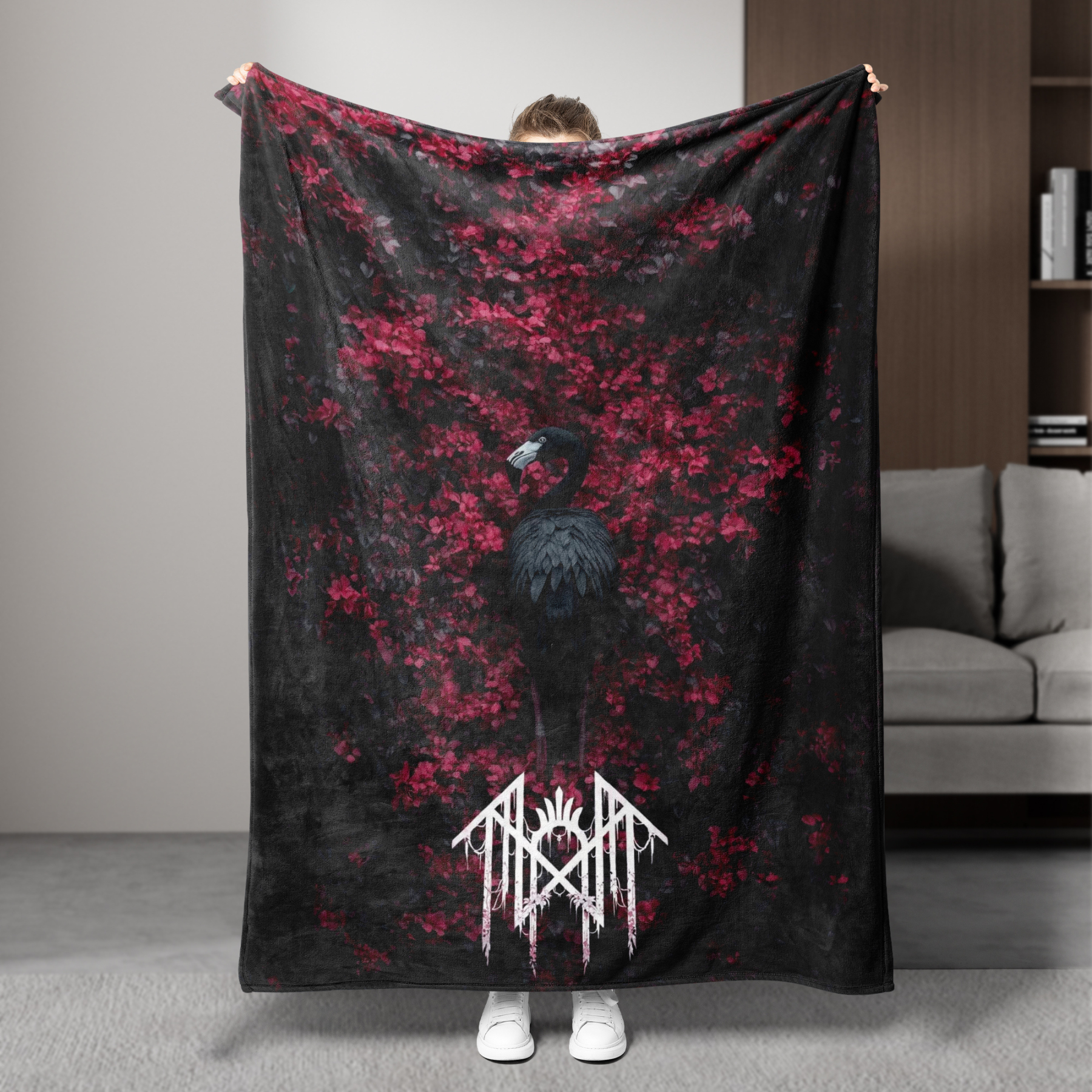 Sleep Token Pattern Flannel Blanket