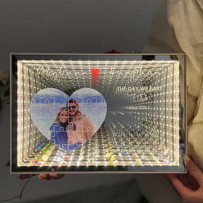 3D The Day I Found My Missing Piece Magic Mirror Personalized Gift Pro