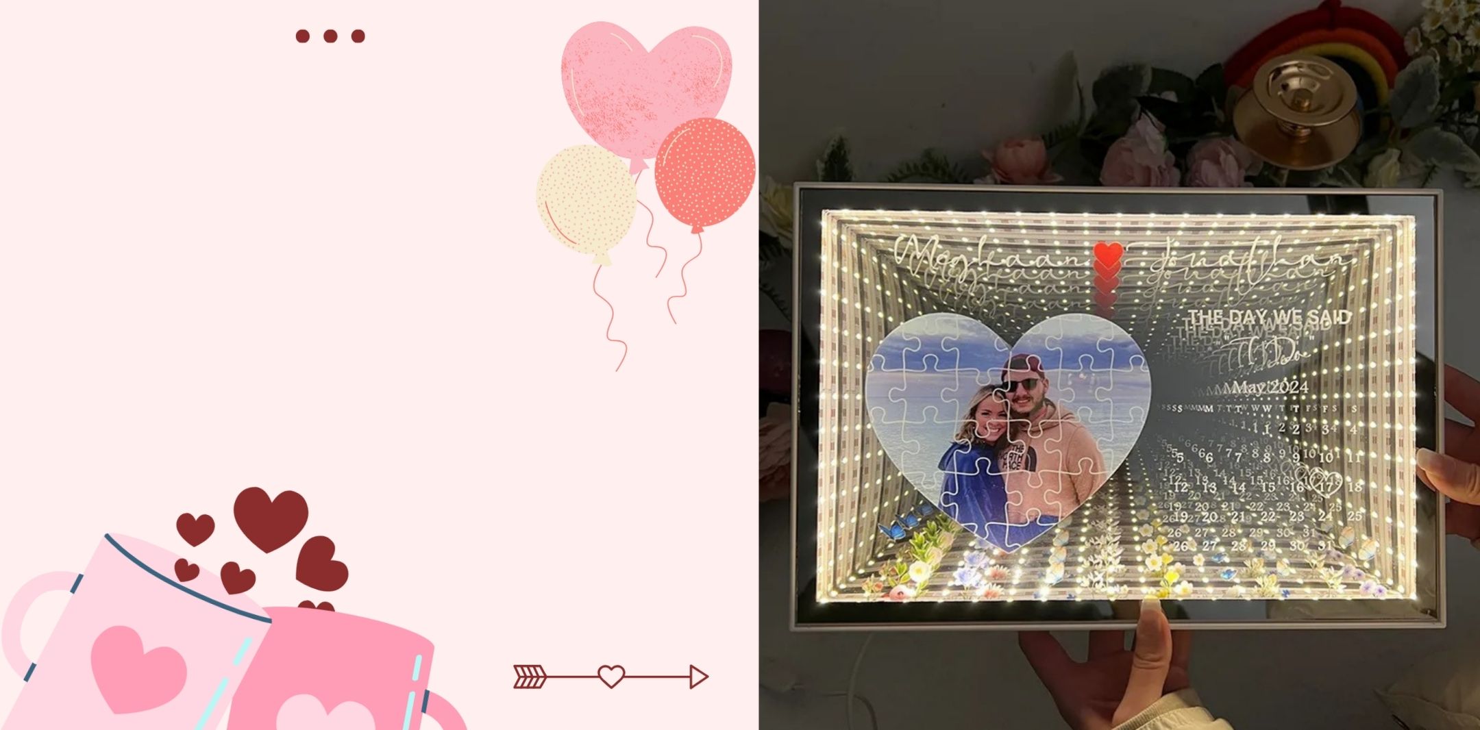 Custom Mirror Light Box