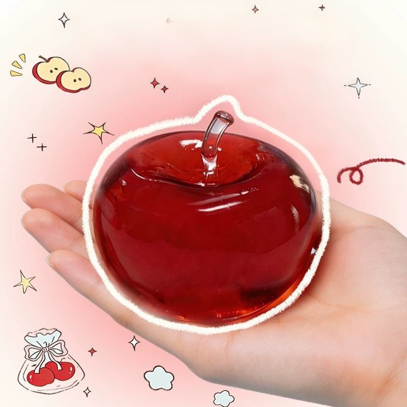 Red Apple Squishy Toy – Soft Stress Relief Squeeze Fidget