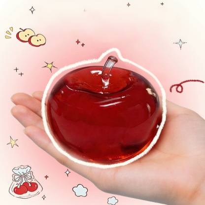 Red Apple Squishy Toy – Soft Stress Relief Squeeze Fidget