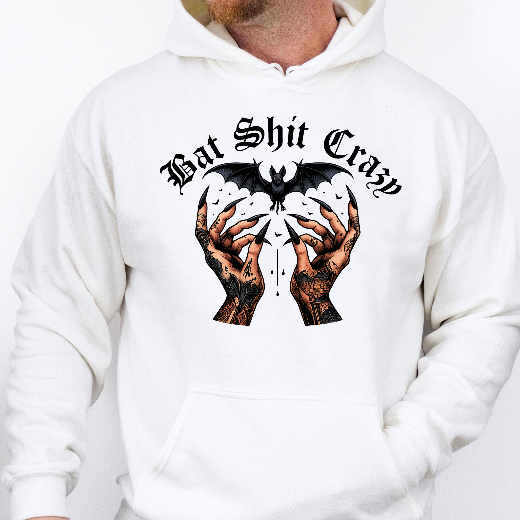 Black Bat Shit Crazy Sweatshirt