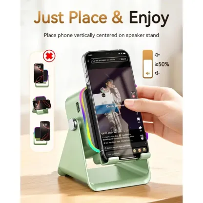 5-in-1 Multifunctional Phone Stand with Wireless Speaker
