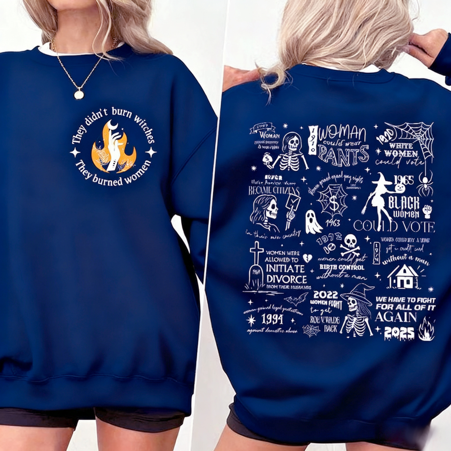 They Didn't Burn Witches Halloween Sweatshirt