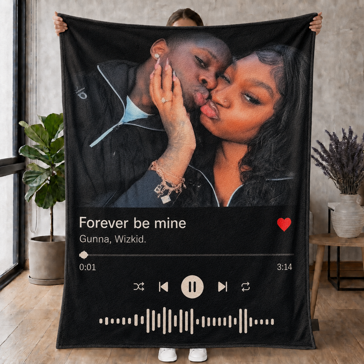 Custom Music Blanket Photo Starlight Blanket