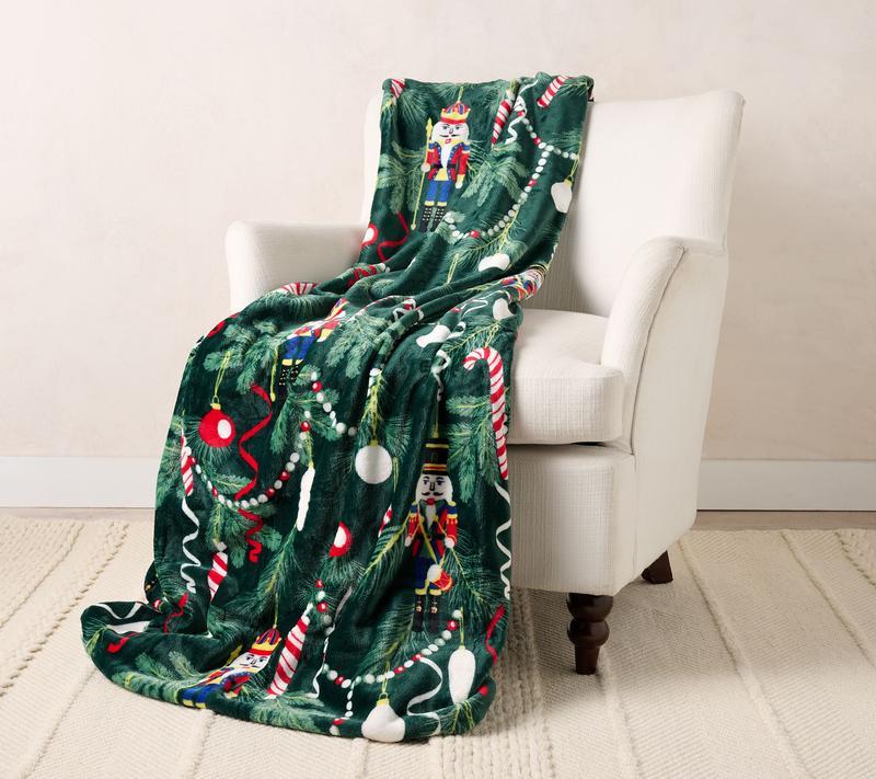 Soft & Cozy Christmas Nutcracker Throw Blanket