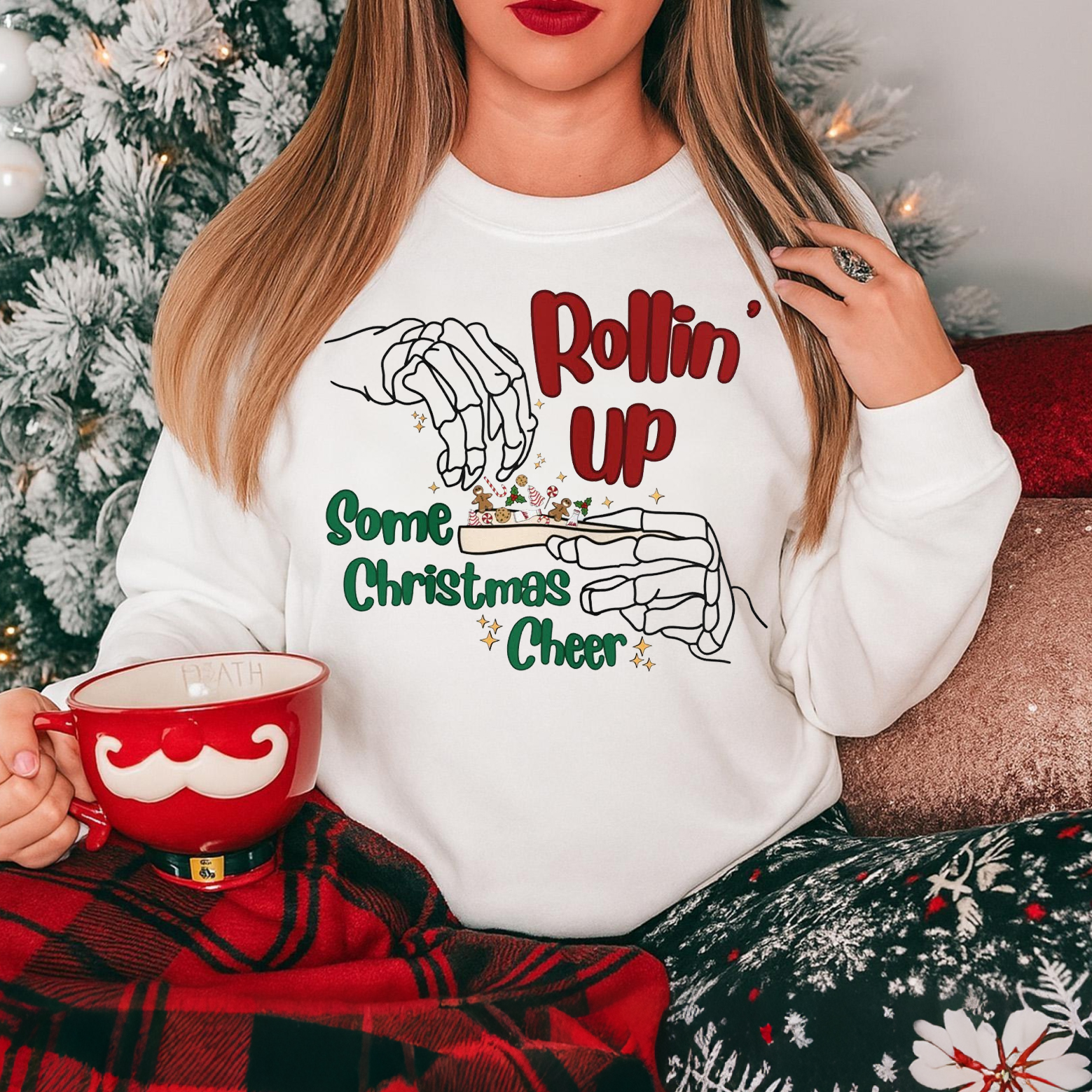 Rollin' Up Some Christmas Cheer Sweatshirt