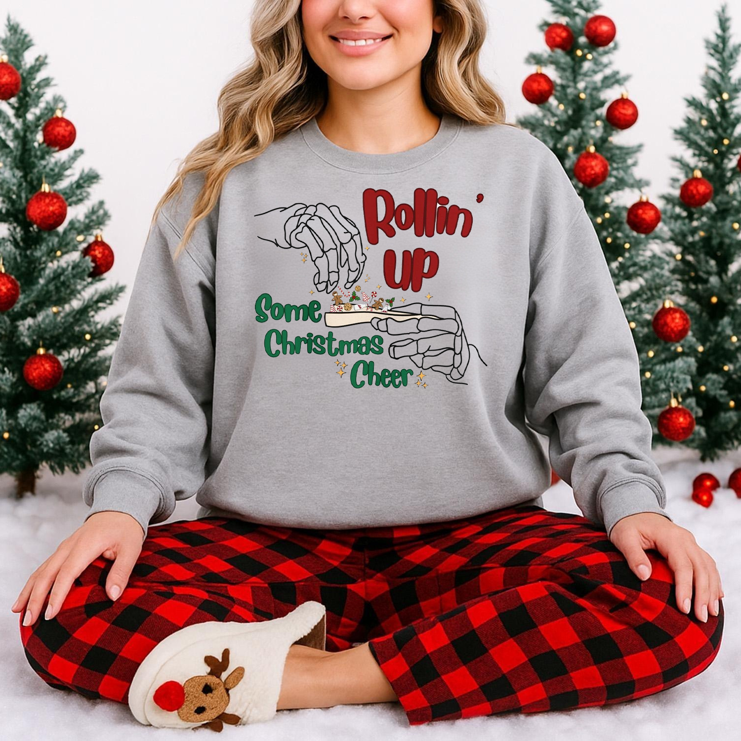Rollin' Up Some Christmas Cheer Sweatshirt