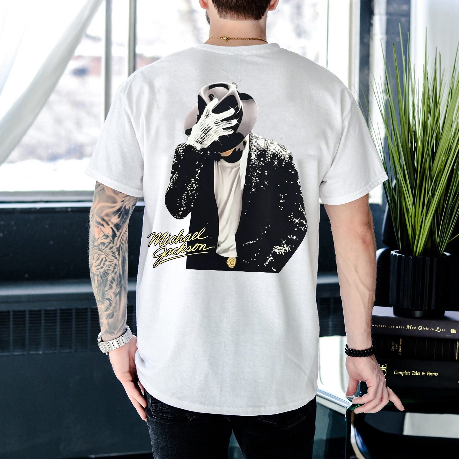 Michael Jackson print T-shirt