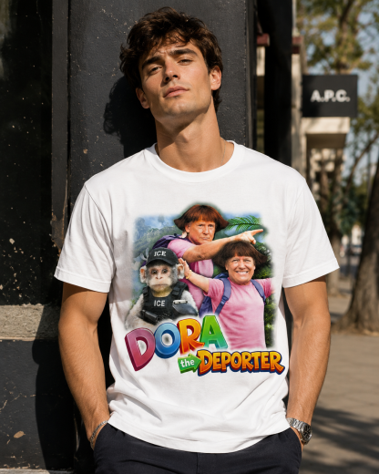 Dora the Deporter Political Parody T-Shirt 