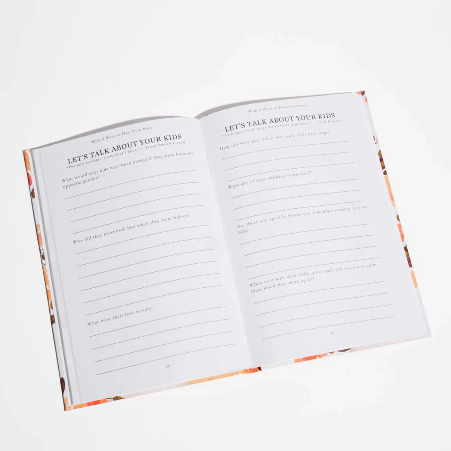 Mom's Story Keepsake Journal: Guided Family Memory Book - The Gift for Your Mother