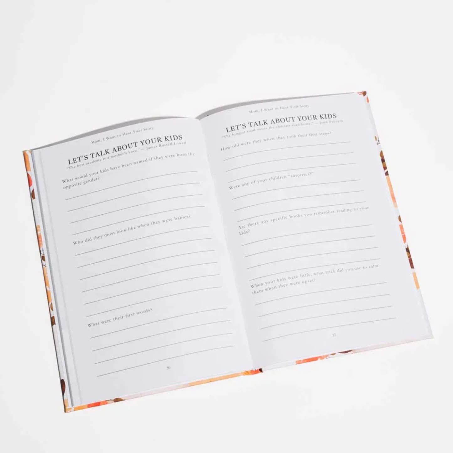 Mom's Story Keepsake Journal: Guided Family Memory Book - The Gift for Your Mother