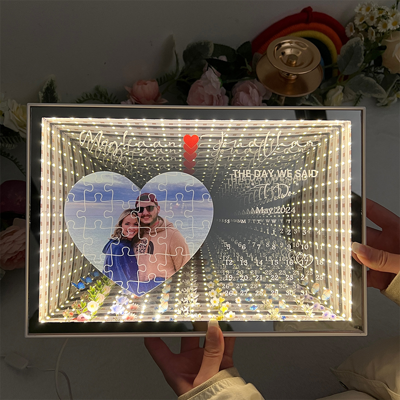 3D The Day I Found My Missing Piece Magic Mirror Personalized Gift Pro