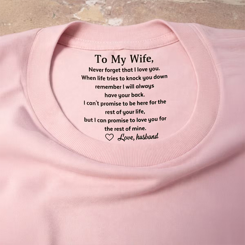 Custom Hidden Message T-Shirt – Gift for Son or Daughter 